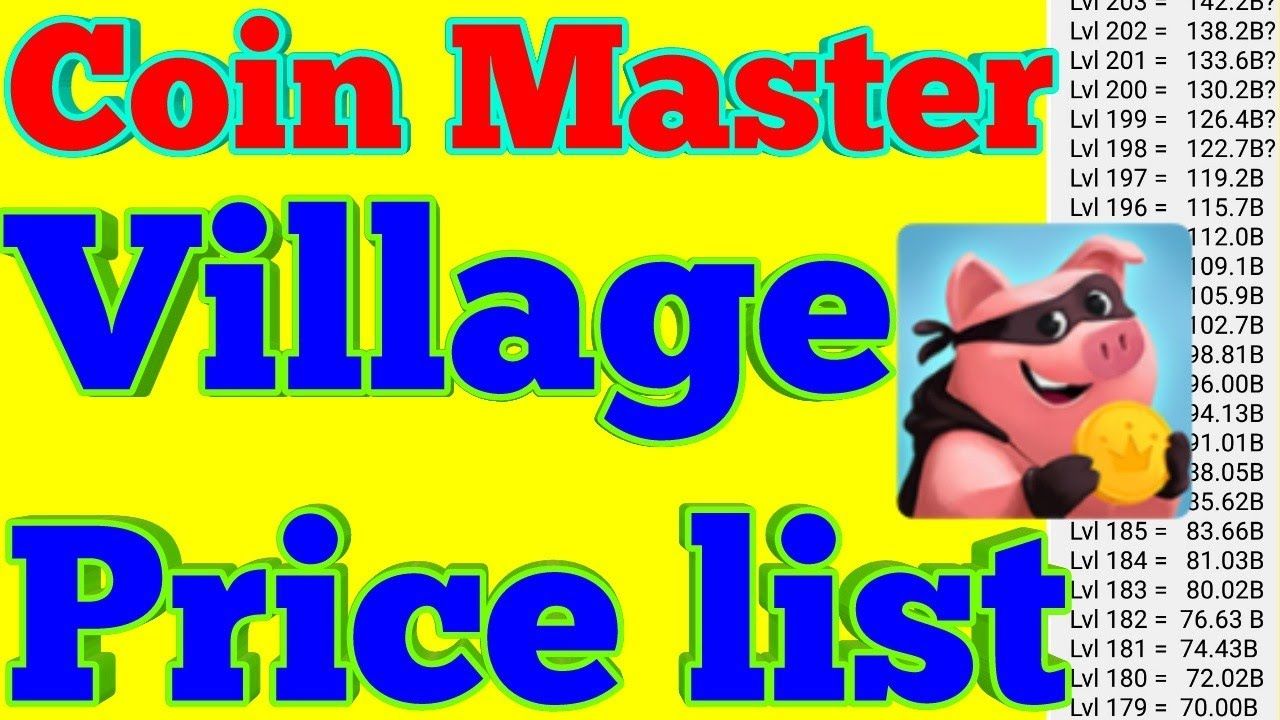 Coin Master Village List